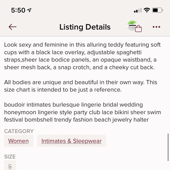 Sweet Seduction Teddy - Picture 8 of 8